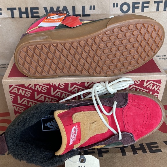 Vans Sk8-Hi 46 MTE Dx Poinsettia /Forest Night sneakers WMNS boots - Picture 4 of 16